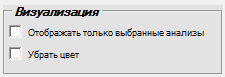 10. Панель опций визуализации точек